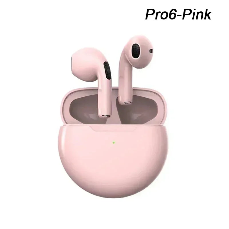 Wireless Bluetooth Headset 5.3 Headphone Mini Earphone with Mic Charging Box for Smartphone Earbuds