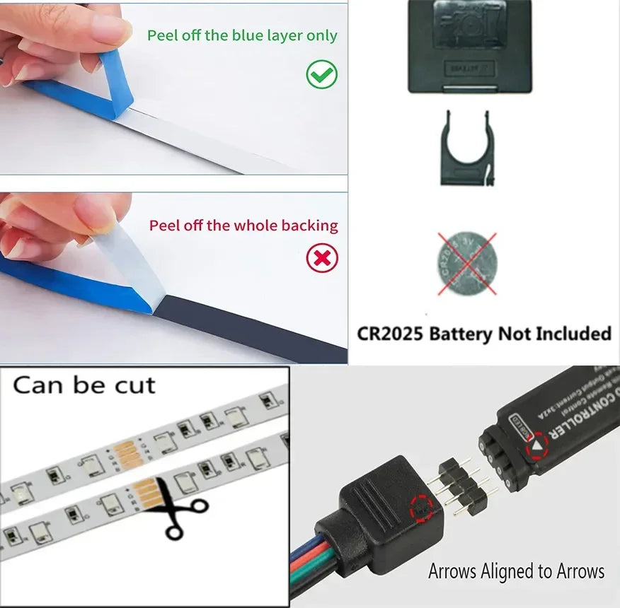 USB LED Strip Lights APP Control