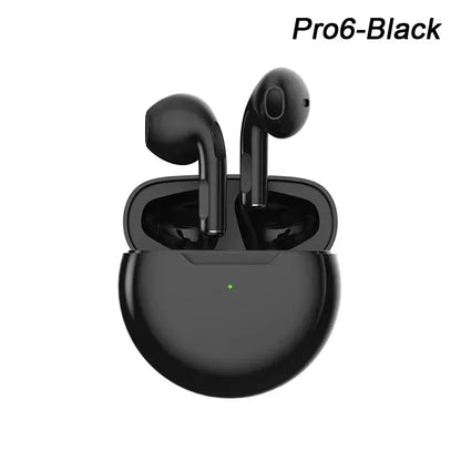 Wireless Bluetooth Headset 5.3 Headphone Mini Earphone with Mic Charging Box for Smartphone Earbuds