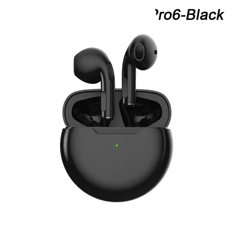 Wireless Bluetooth Headset 5.3 Headphone Mini Earphone with Mic Charging Box for Smartphone Earbuds